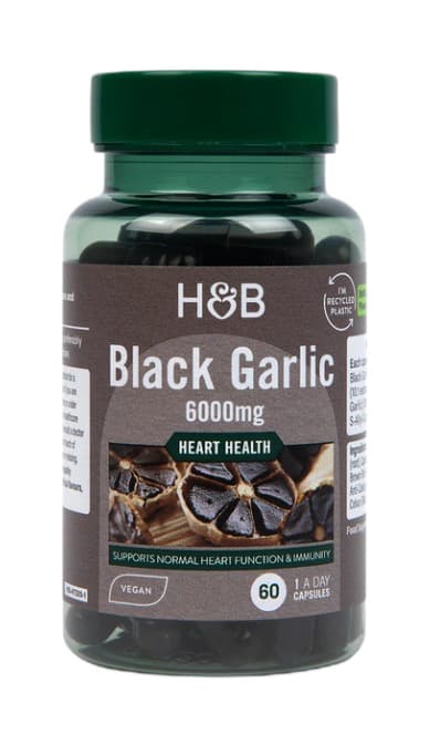 Holland & Barrett Svart Vitlök - 30 Kapslar – Holland & Barrett förpackning